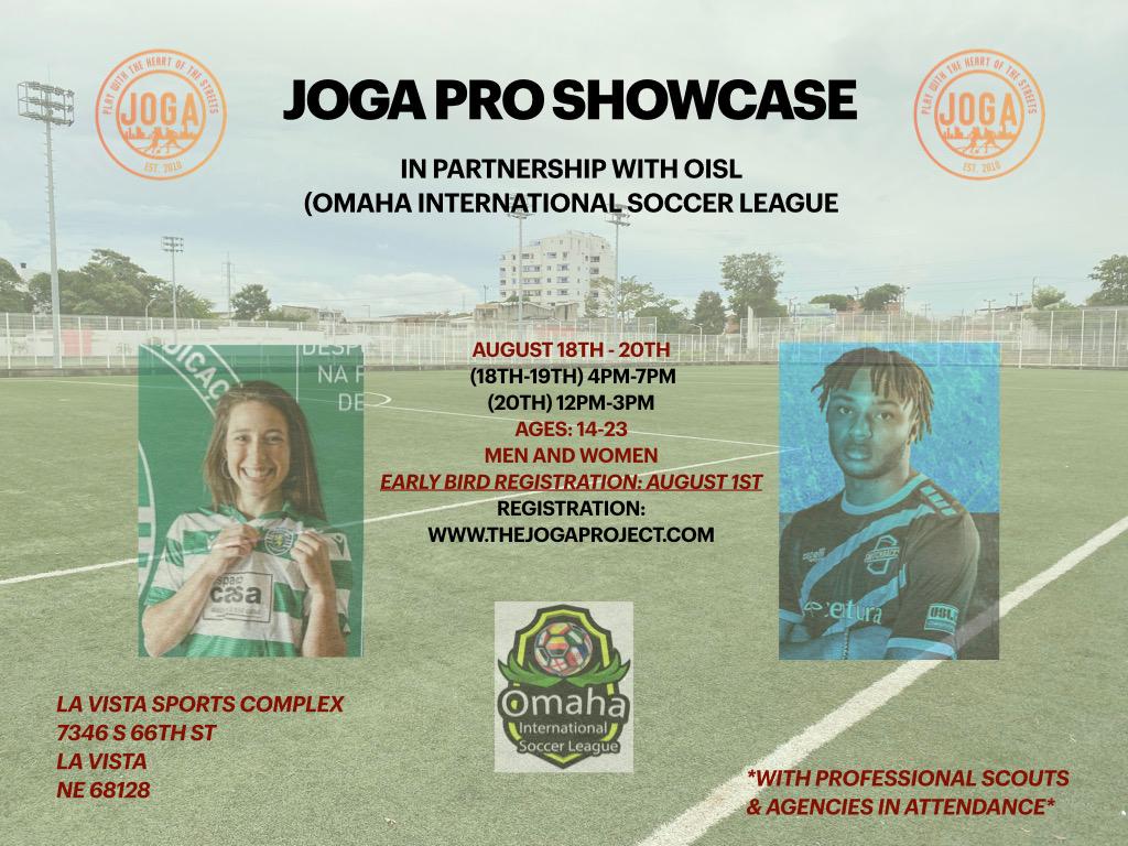 OmahaISL's tweet photo. ☂️ Due to weather forecast, the soccer showcase for this evening has been cancelled.
We will see you tomorrow! https://t.co/qqG1AkaOa4