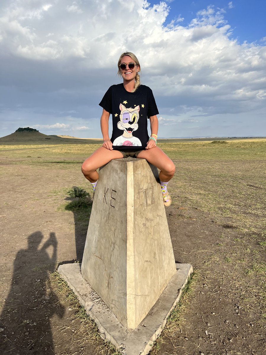 Doxing <a href="/Eye_Toonz/">Eye_Toonz</a> (w/ consent) bc she just sent me this photo. At the Kenya and Tanzania border. Just living her best life on an African safari 😭😂🦁🦓🦒🐘 <a href="/DegenToonz/">Degen Toonz</a> <a href="/ToonzMerch/">Toonz Merch</a> #Toonzinafrica #DegenToonz #Toonz4Life