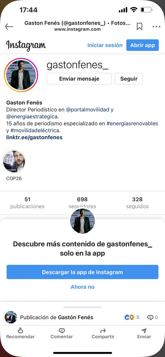 Buen viernes! 👋🏼 Quiero invitarles a todos a seguirme en mi nueva cuenta de Instagram 

👉🏼👉🏼👉🏼 instagram.com/gastonfenes_/