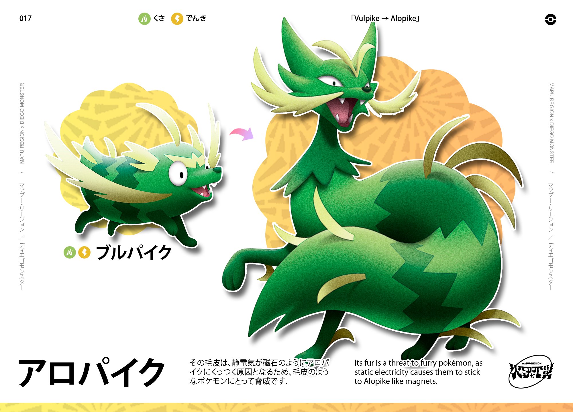 mapu-region-on-twitter-evolution-line-of-grass-electric-type-vulpike