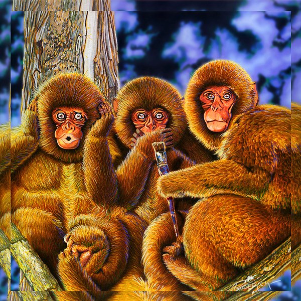 AtomicRoderick's tweet image. New artwork for sale! - "Paint No Evil" - fineartamerica.com/featured/paint… @fineartamerica