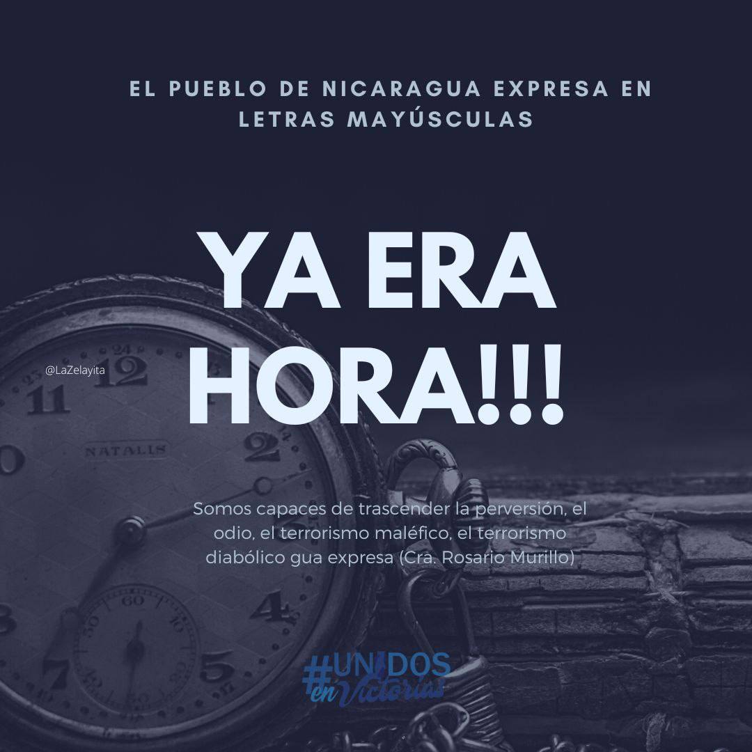 Hola... Una recordadita de que ya no estamos en el 2018. Las familias defenderán la paz, la seguridad y la tranquilidad ☮️

Caiga quien caiga lo más importante es la Paz 

#Nicaragua 
#UnidosEnVictorias 
#PatriaBenditayLibre