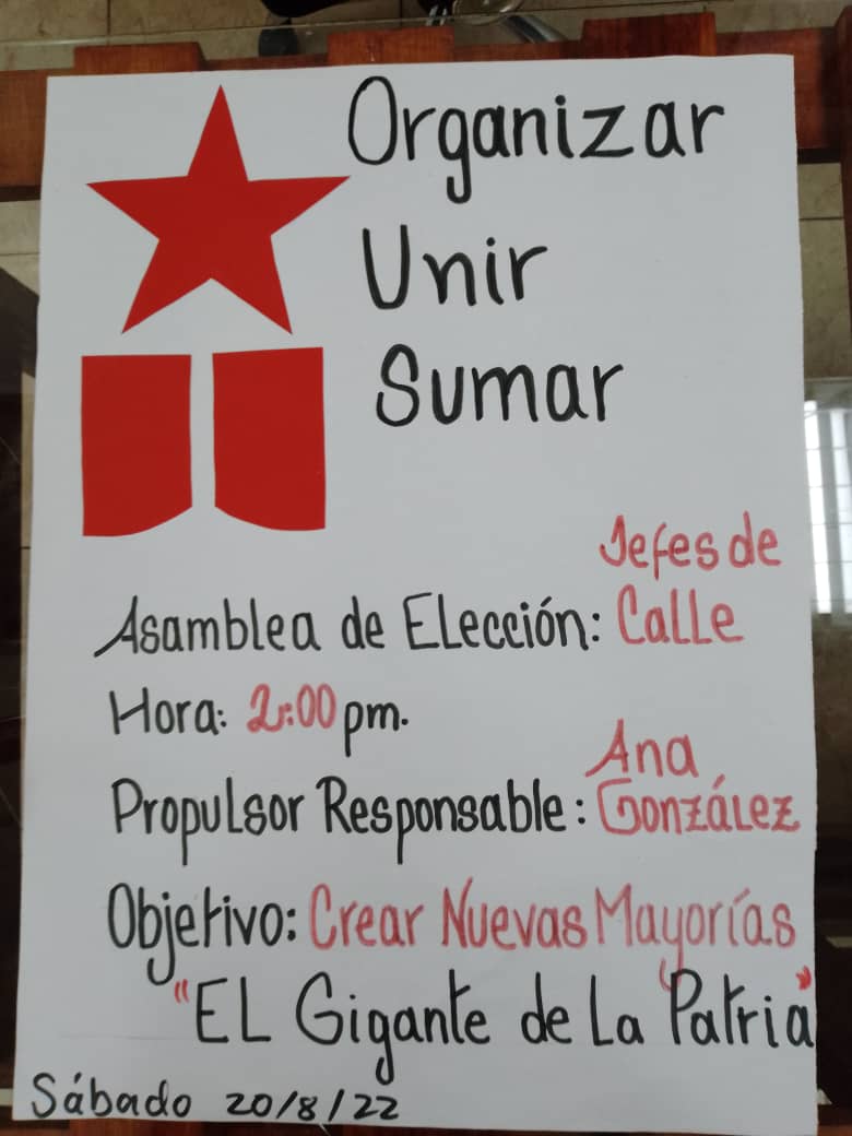 Y arrancamos la jornada de  comunicación en nuestrs comunidad Gigante de la Patria  de la Parroquia Candelaria.

Te esperamos Mañana a las 02:00 PM

#OrganizarUnirSumar 
#PsuvPorTodaVenezuela  <a href="/PartidoPSUV/">PSUV</a>  <a href="/NicolasMaduro/">Nicolás Maduro</a> <a href="/dcabellor/">Diosdado Cabello R</a> <a href="/jorgerpsuv/">Jorge Rodríguez</a> <a href="/pinfantea/">Pedro Infante A.</a>