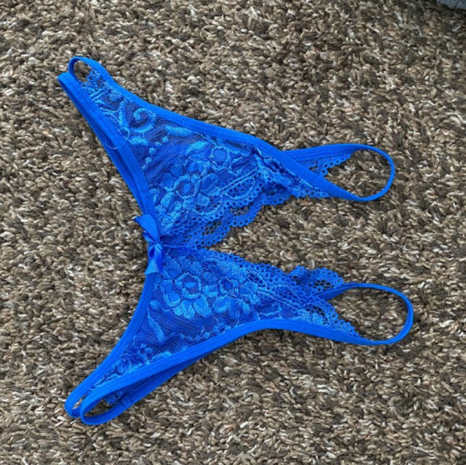 Yay! I just sold my Store Item: Ariana Marie Blue crotchless panty! Check it out here https://t.co/ExLjFJ38Um