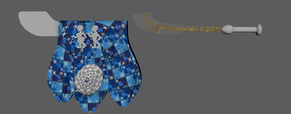 OriginsofThicc's tweet photo. #wip #ada #yoruba #africansword #digitalart #cgart #3dmodeling #3dart #propmodeling #matthewjpowell https://t.co/AO8jf661Yi