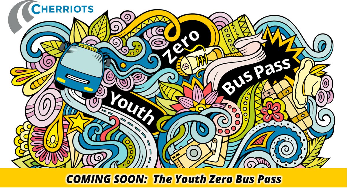 Beginning Sept. 4, no bus fare is required for youth ages 0-18. Youth won't need an actual pass, cash, or ID to ride Cherriots. For more info visit: cherriots.org/youthzeropass