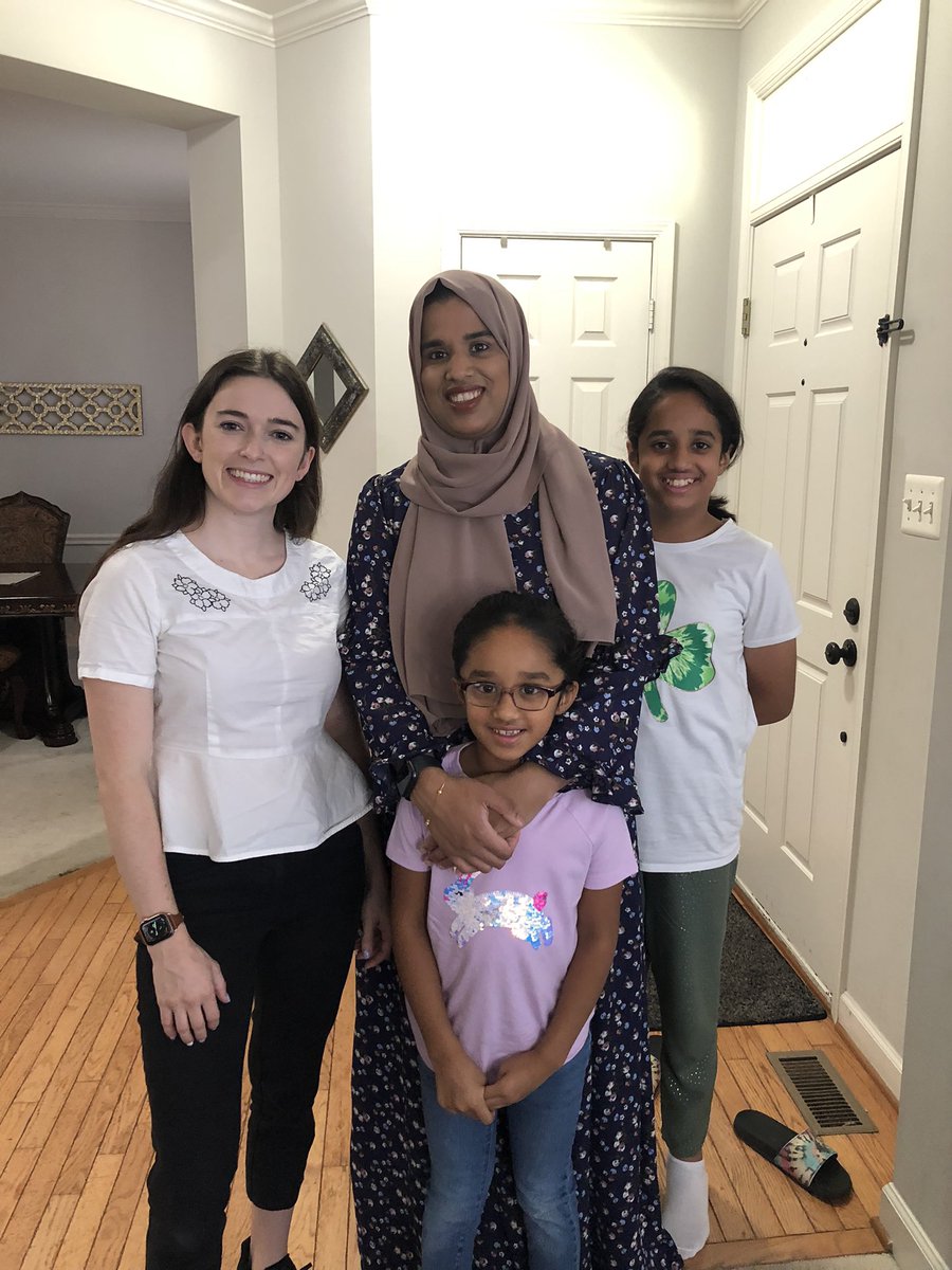 MsGillettMEA's tweet photo. Today we continued make connections with more home visits! I was even treated to a read aloud with tea time from one student 😌 

I’m a lucky teacher 💖 

#6days #backtoschoolcountdown 
@MustangPurdy @MeadowlandElem @LCPS_FACE https://t.co/Vjyeue6Lm7