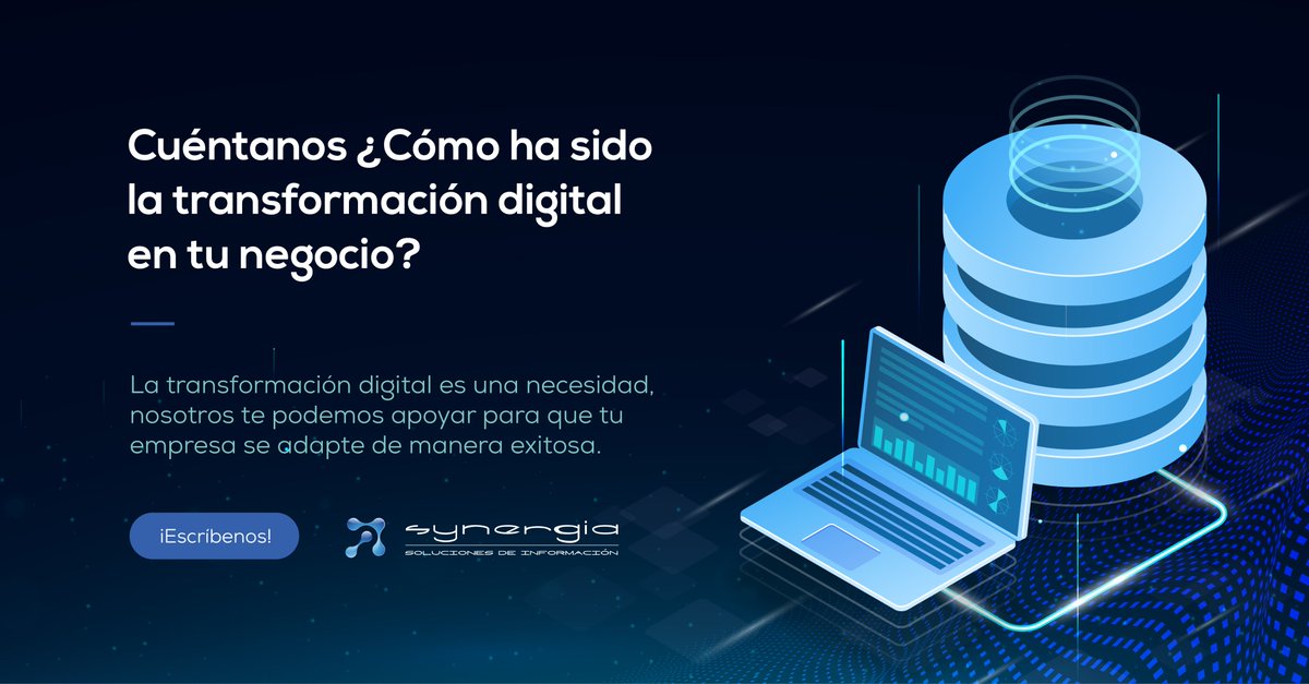 SynergiaSDI's tweet photo. Es momento de aprovechar las ventajas que trae la transformación digital en los negocios, y tu ¿qué has cambiado en tu negocio? 👨🏽‍💼
.
 #SolucionesDeInformacion #CrecimientoEmpresarial #Emprendimiento #PYMES https://t.co/phbuVcImJp