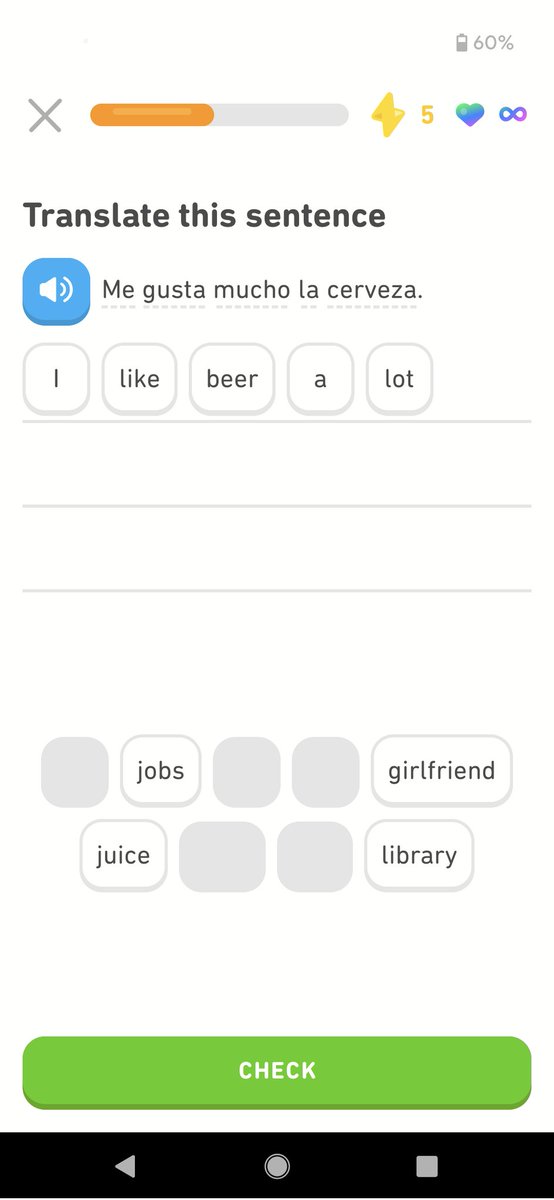 I'm glad that Duolingo is finally helping with the important stuff.