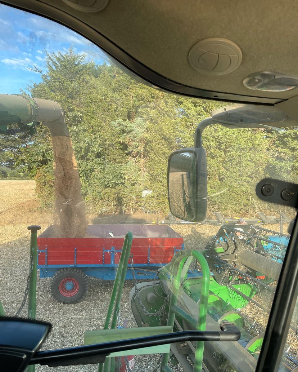 Can officially say Harvest 2022 finished today, clearing up the last little bit with the help of the vintage Ransomes combines