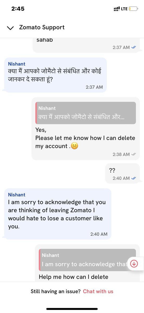 AdvShaikhMujib's tweet photo. Dear @zomato your services are so shitty 
Your app has so much of glitch and because of that I have to suffer monetary loss and embarrassment.
From today I’m not going to use your app anymore and I’ll also let my friends know about your foolishness.
Thankyou 🙏 https://t.co/9gRKa7BEee