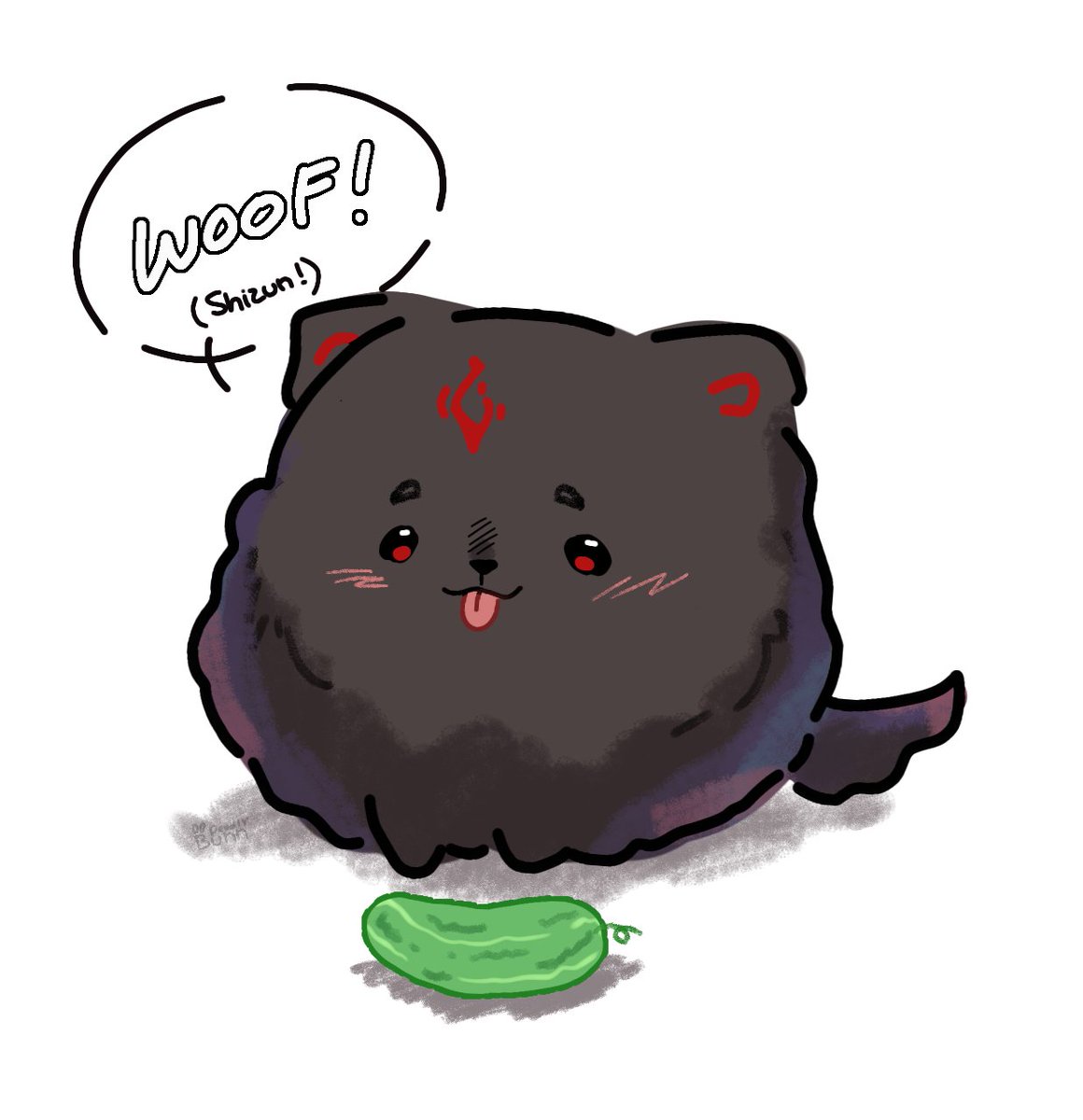 doodlybunn's tweet photo. Cant let Shizun leave Bingpup alone during playtime hours so its time to take his shoes 💕

Just a simple doodle of puppy LBH becauss i love him sm i just cant with his cute demon sticky personality 💪(• ω  •💪)
#LuoBinghe #bingpup #svsss #ScumVillainsSelfSavingSystem #MXTX https://t.co/vEvxgn4nDT