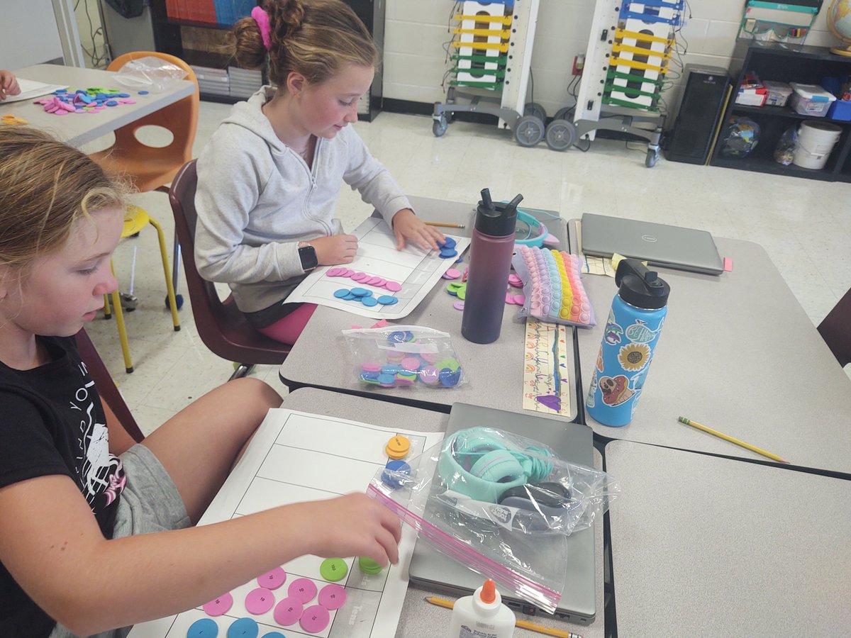 lswardenski4's tweet photo. Fourth Grade had fun learning about place value! #ibtigerpride https://t.co/S2OMU8oia5
