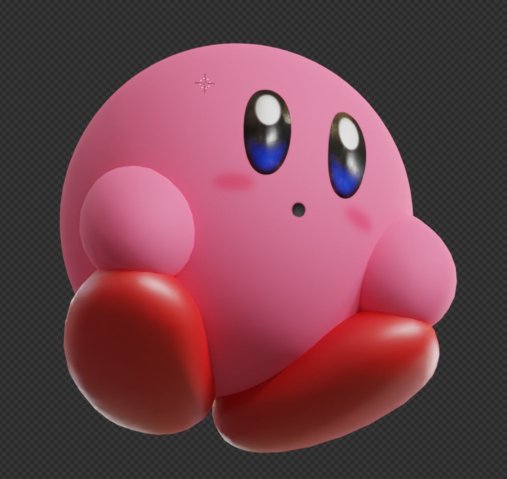 MLSpence3D's tweet image. some quick renders with the #KirbyDreamBuffet #Kirby model.
made in #Blender3d