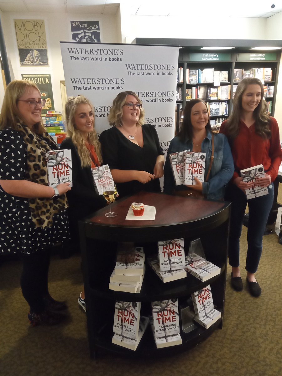 JohnRyanHoward's tweet photo. Great launch night in Cork for #RunTimeBook by @catherinekirwan in Waterstones, Patrick Street! #crimefiction #books #thriller #newreleases https://t.co/ITnpwouv1C