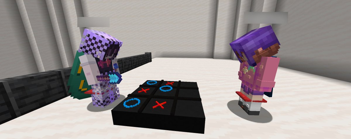 _svenar's tweet photo. Interactive multiplayer TicTacToe in vanilla #Minecraft!
Using a server plugin and a resource-pack to make it work. https://t.co/aAkvSLJOBY