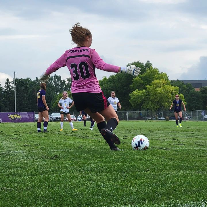 UWSPAthletics's tweet photo. A little game action on day 1 for @uwspsoccer! #Pointers are back! https://t.co/mO3QMYDly4