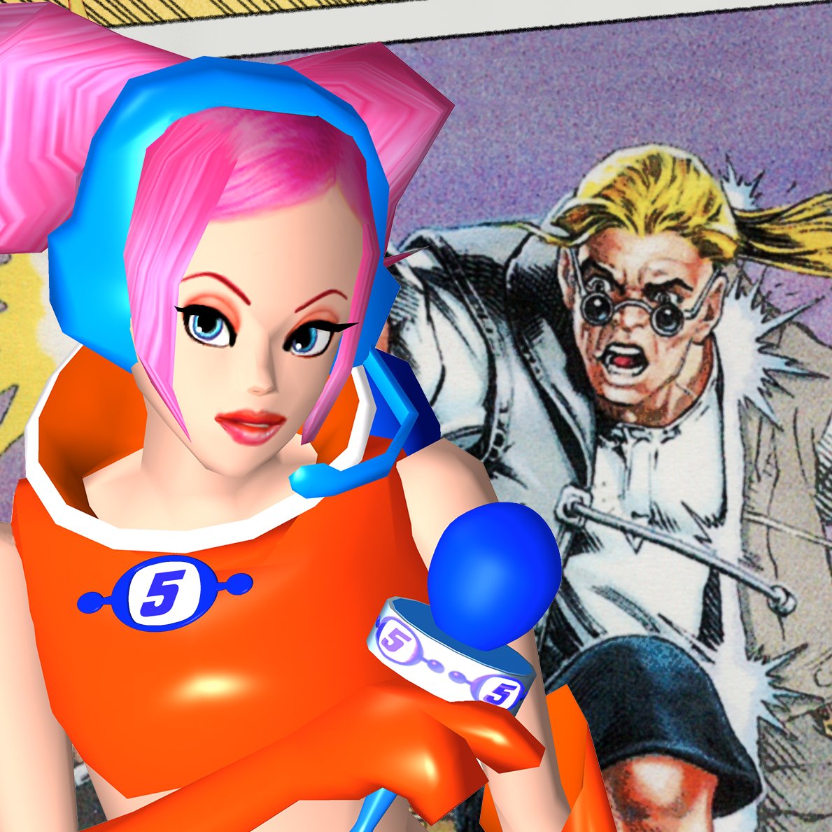 SEGA's tweet photo. Space divas, comic panels, and the movies! 

SEGA is partnering with @picturestart to produce film adaptions of Space Channel 5 and Comix Zone! 

Which parts of these SEGA gems are you most excited to see played out on the big screen? 🎥

#SEGA #SpaceChannel5 #ComixZone https://t.co/WcdfnWJe5y