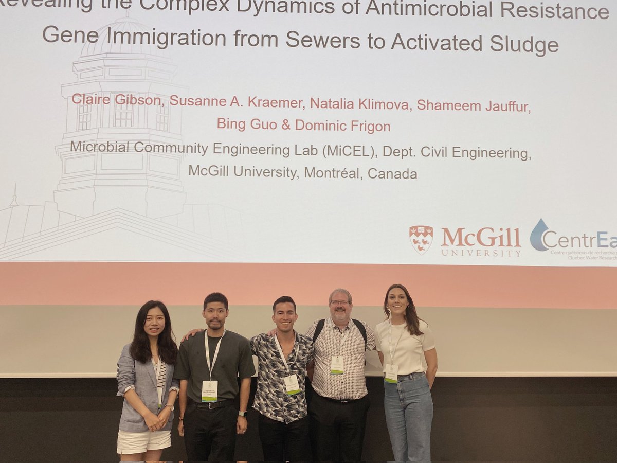 Seeing my dearest McGill group after how many years? ❤Claire, <a href="/dominic_frigon/">Dominic Frigon</a> <a href="/liu_chenxiao/">Chenxiao Liu</a> Fernando. And many old friends and new friends, thanks to #ISME18
