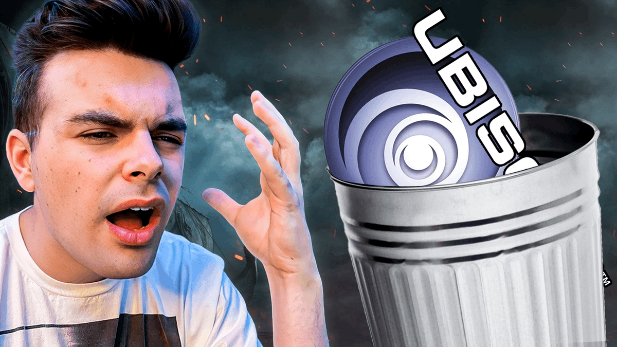 Grahamelot's tweet photo. The Fall of Ubisoft...😱

Video comes out TOMORROW🚨
(I worked insanely hard on this lol) https://t.co/mL8lTle0AL