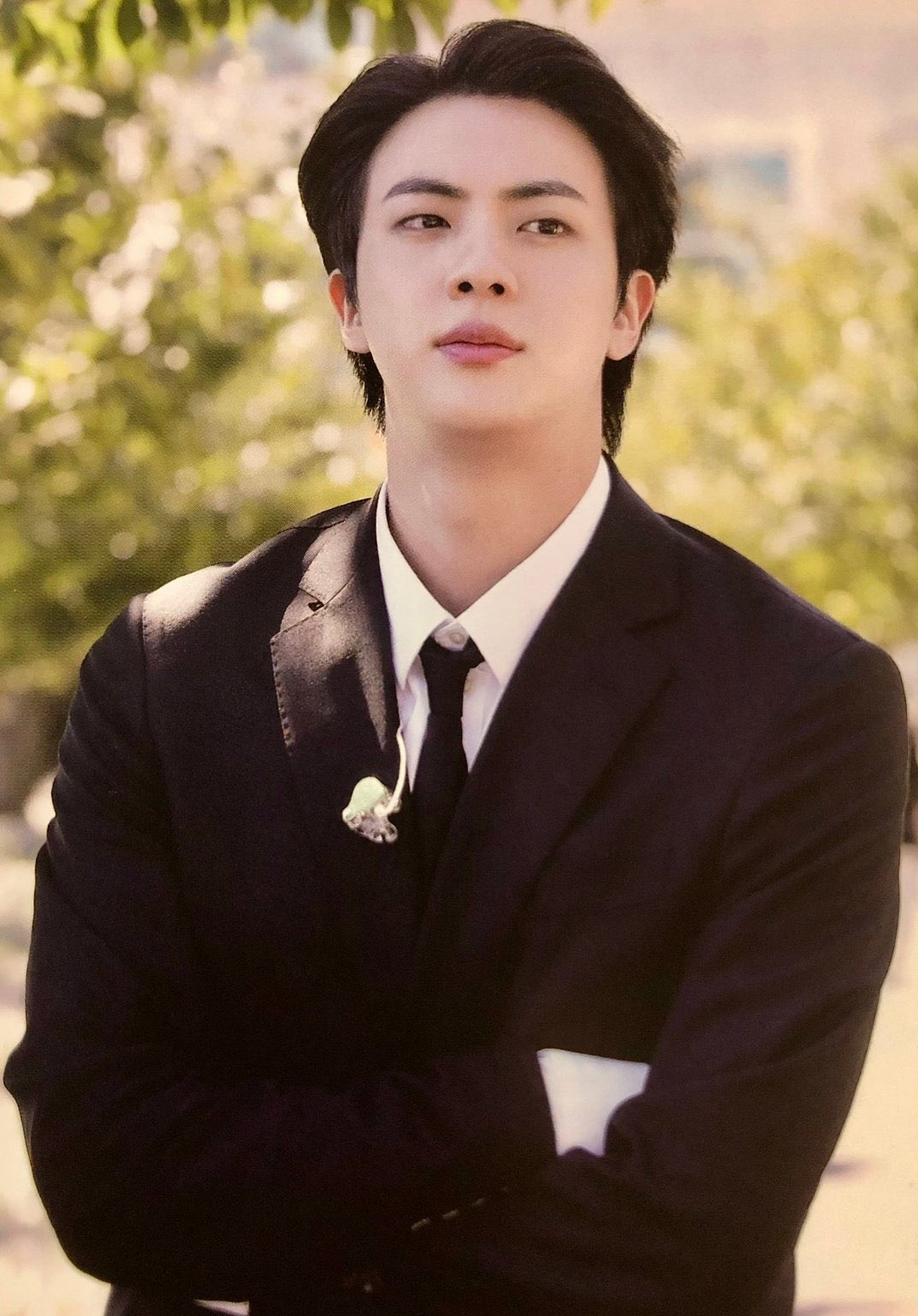 Seokjinism - THE ASTRONAUT JIN 🧑‍🚀 (Fan Account) on X: Purple haired  forehead Jin in white shirt is such a sexy HOT look and Seokjin had himself  dyed his hair purple 