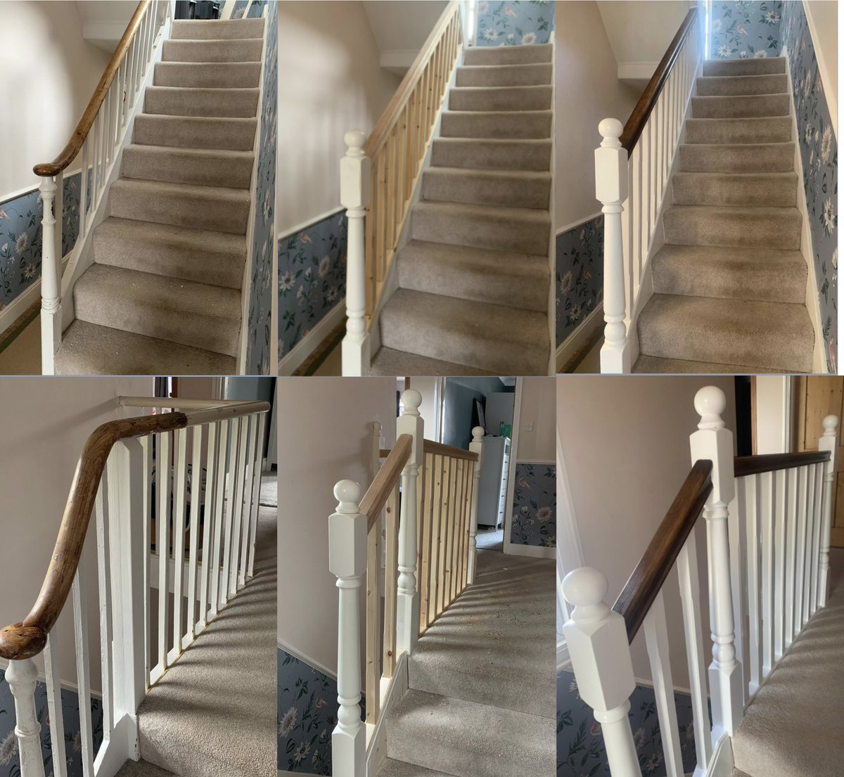 HandymanWindsor's tweet photo. A few weeks ago I posted about some bannisters, spindles &amp; newel posts I replaced for a client in Old Windsor. As these were to be painted at a later date they very kindly provided some photos when they were done.

Have a great weekend and stay safe.
#windsor #homemaintenance https://t.co/wA652hUJRO