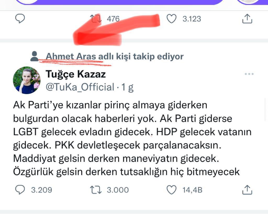 Bodrum Belediye Başkanının takip ettiği hesap… Sanırım İ.Melih ile iyi anlaşırlar!
@ahmetarasbodrum