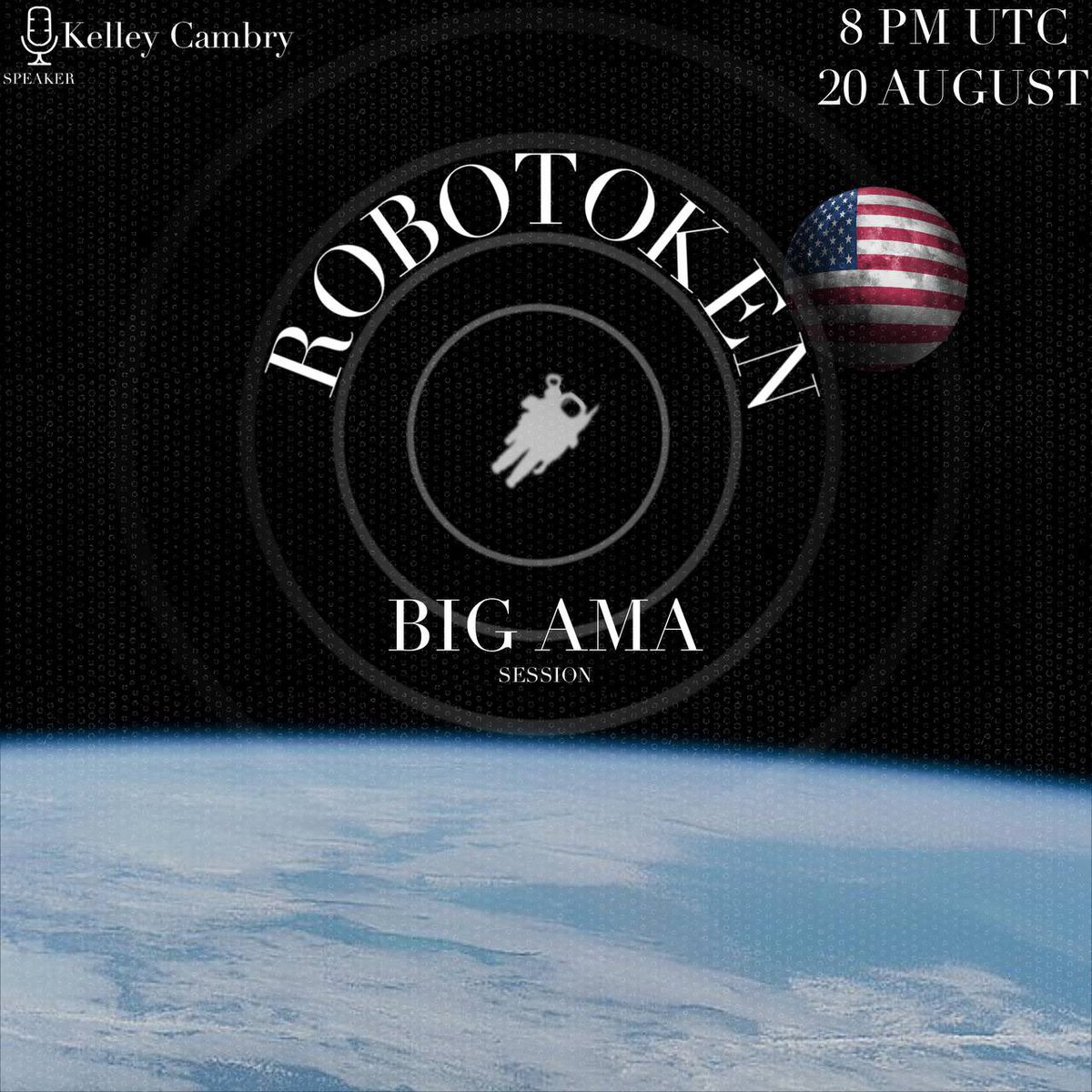 📌#ROBOAMASESSION📌

☄️ Experience the ROBOTOKEN atmosphere ☄️
🚀 Space is waiting for us 🧑‍🚀
🎙 Talk about the future✨
🔥 Special guest: <a href="/MrsKelleyOhh/">Kelley Cambry</a>                                                                 #Robotoken #NFT #XÆA12 x.com/i/spaces/1LyGB…