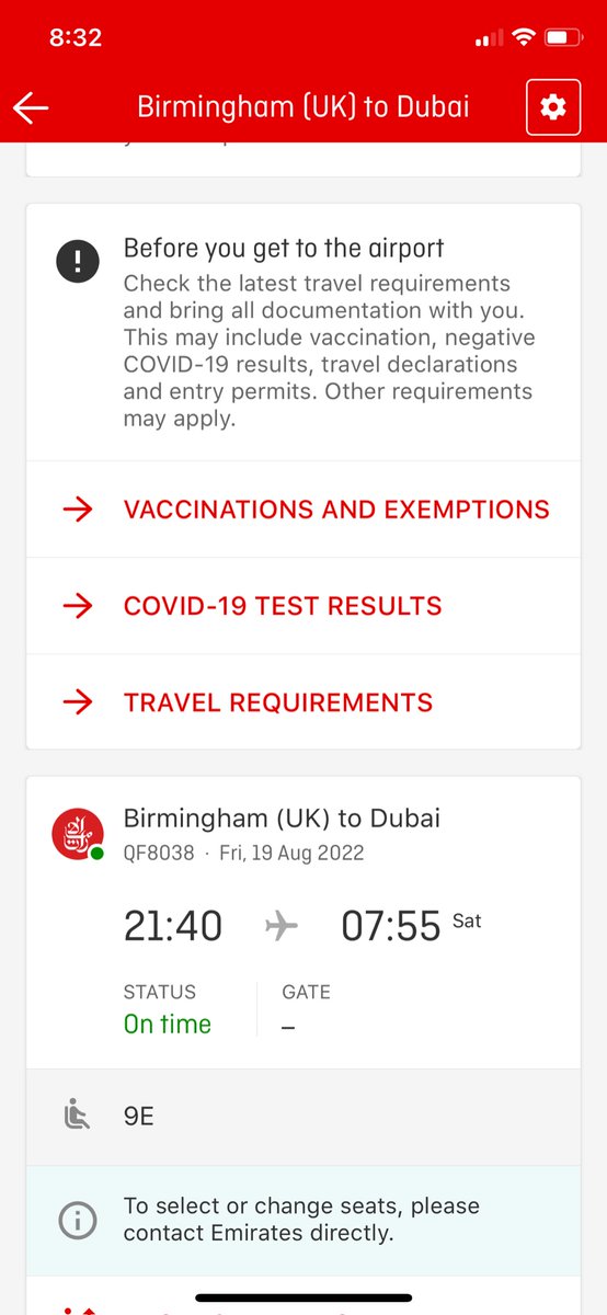 Lara_Richards's tweet photo. @Qantas (cont (4)) Do you see the confusion here? Unable to travel?? https://t.co/xWdw01MNAH