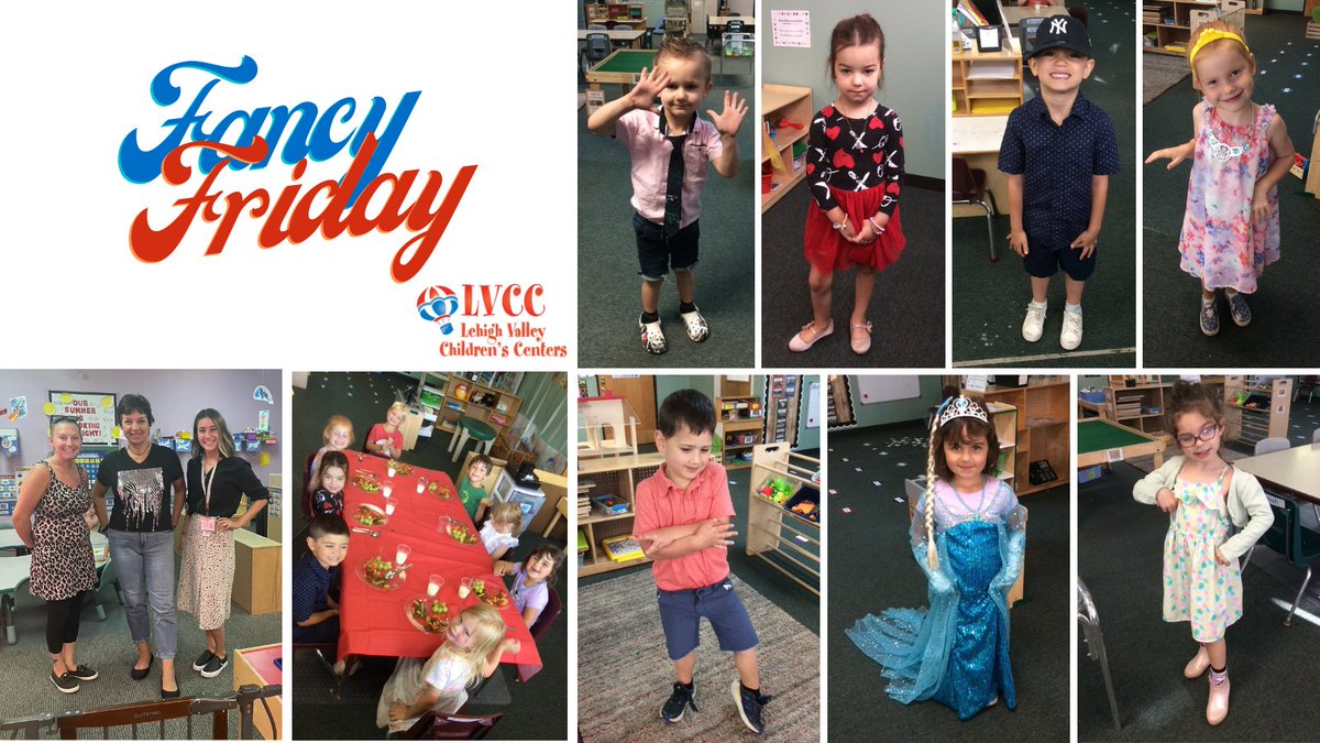 Throw a little imagination &amp; creativity into your Friday. The preschool class and teachers from LVCC on Park Avenue in Neffs dressed up for #FancyFriday. #dramaticplayideas