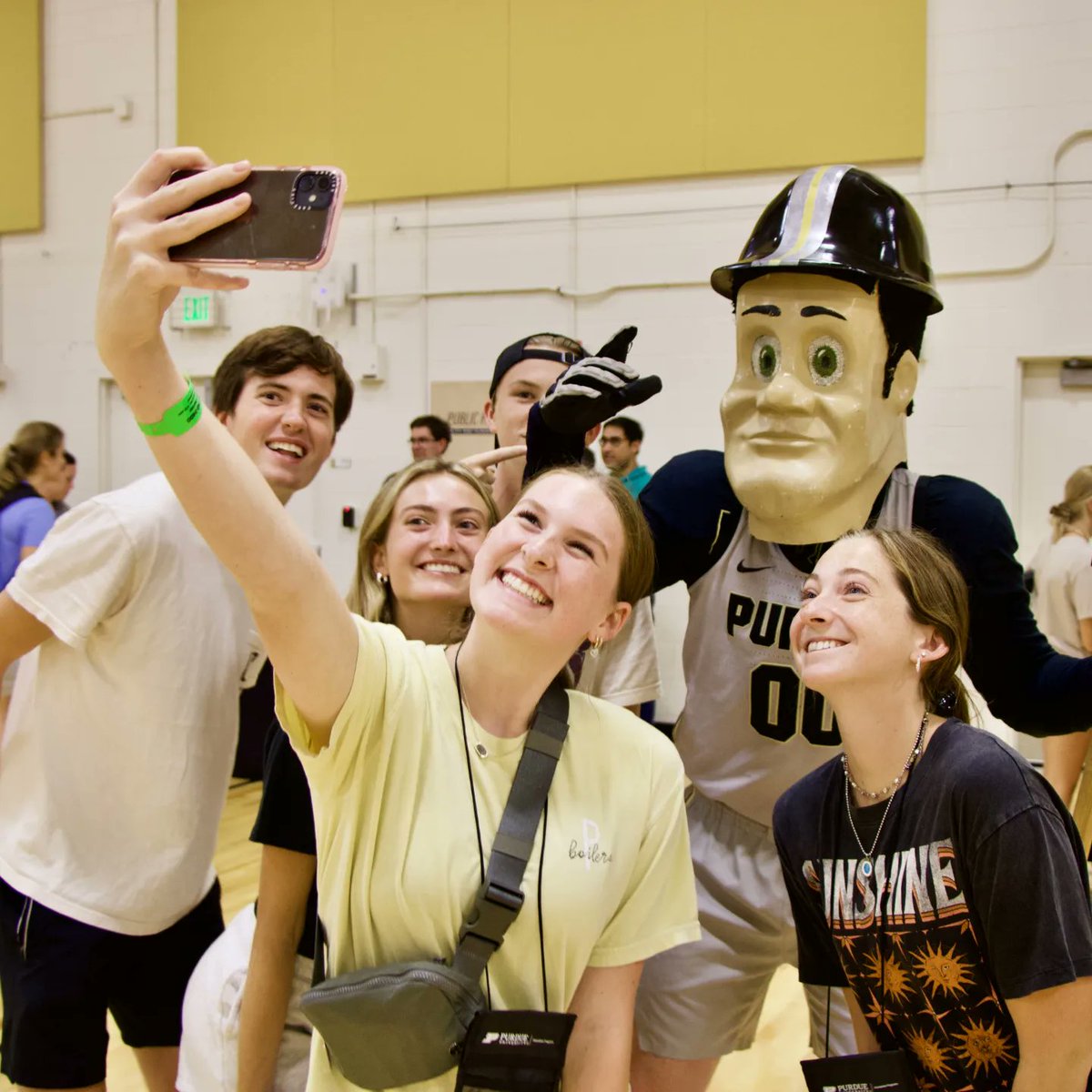 PurdueHHS's tweet photo. It was so great to welcome our newest @purduehhs students during #BGR2022! We wish you all a wonderful year ahead full of learning, laughter and great memories.
@allaboardpurdue
#PurdueHHS #PurdueUniversity 
#BoilerGoldRush #BoilerUp https://t.co/SfMGEGgxXN