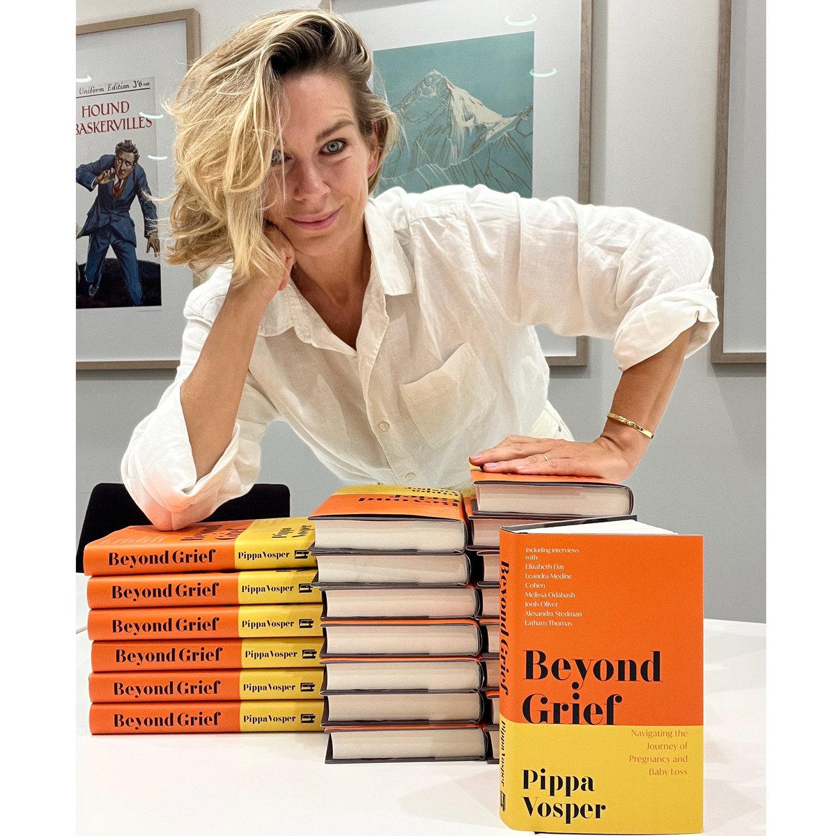 At <a href="/HachetteBooks/">Hachette Books</a> <a href="/HeadlineHome/">Headline Home</a> HQ this week signing copies of my new book Beyond Grief: Navigating the Journey of Pregnancy and Baby Loss - my book is published 25th August #PregnancyLoss #BabyLoss #Miscarriage