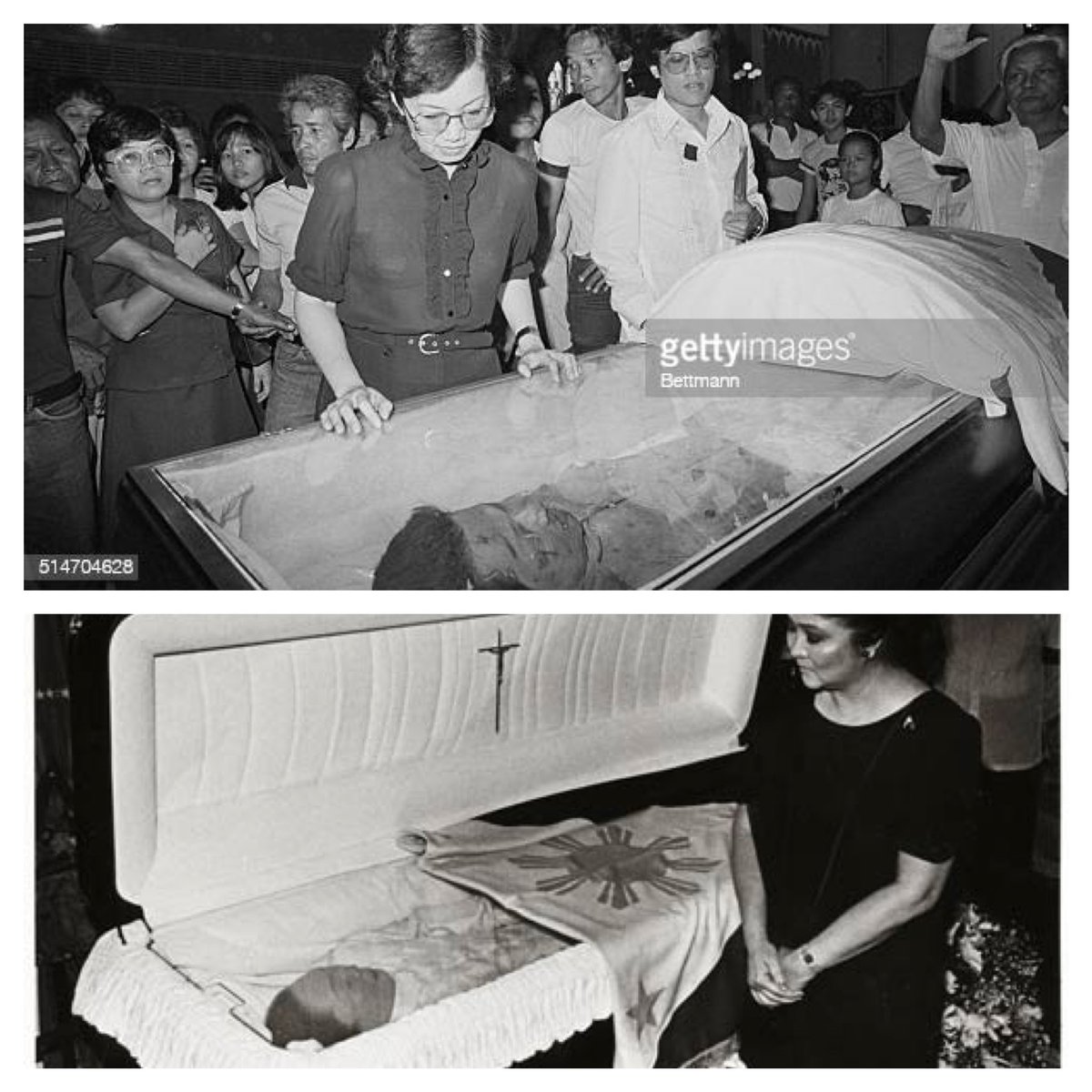 RCarranza_'s tweet photo. ONE WAS KILLED for coming home to his people. The other one died running away from them. #NinoyAquinoDay #MarcosNotAHero https://t.co/3xl9464css