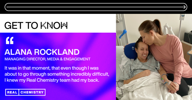 vlhess's tweet photo. I'm grateful to hear my colleagues Alana's inspiring story and how her fellow RC'ers were there for her throughout it all. This is what makes @RealChemistry_ and our team special. #LifeatRealChem #RealChemStories https://t.co/4vp2QSBwjM https://t.co/9EAv7dVouN