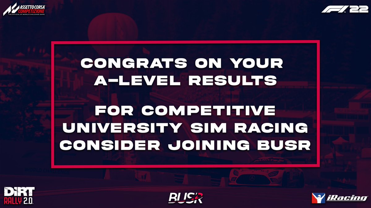 British University Sim Racing tweet media