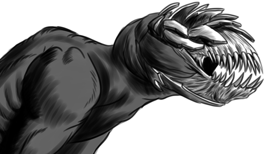 Bothrops Asper on X: Old stuff: An angel of death from A Quiet Place.  #fanart #monster #aquietplace  / X