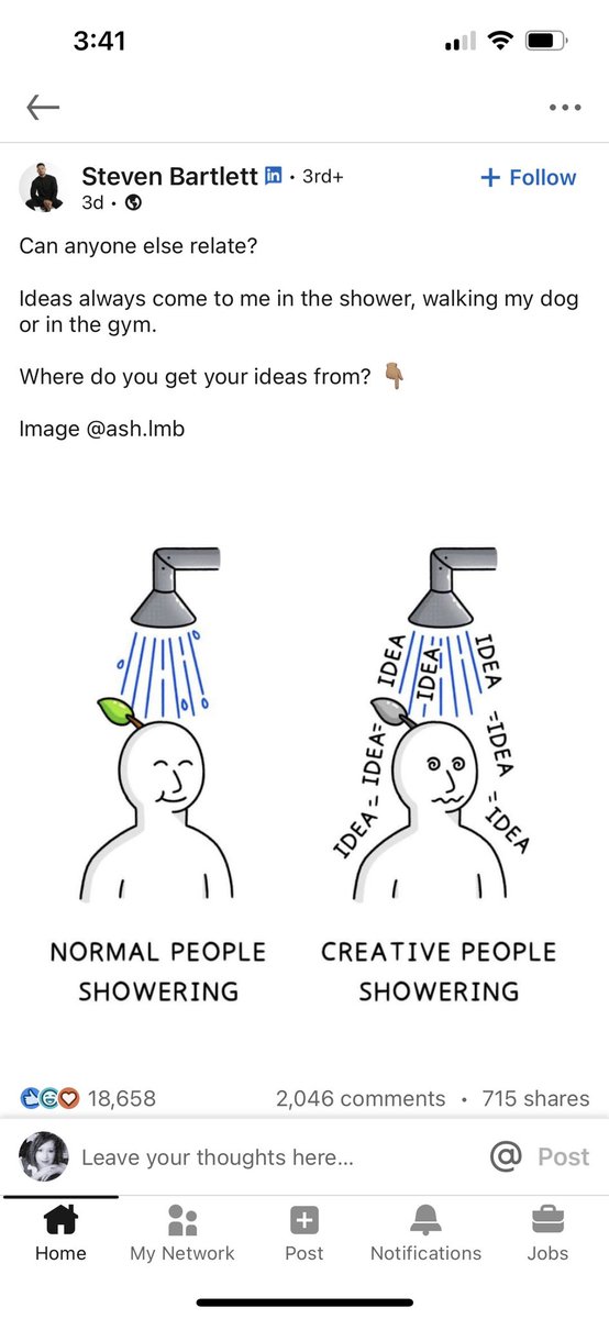 GiftedTawk's tweet photo. Ideas come to me in that state between dreams and wakefulness. How about you? https://t.co/NyfU9Z6XjN