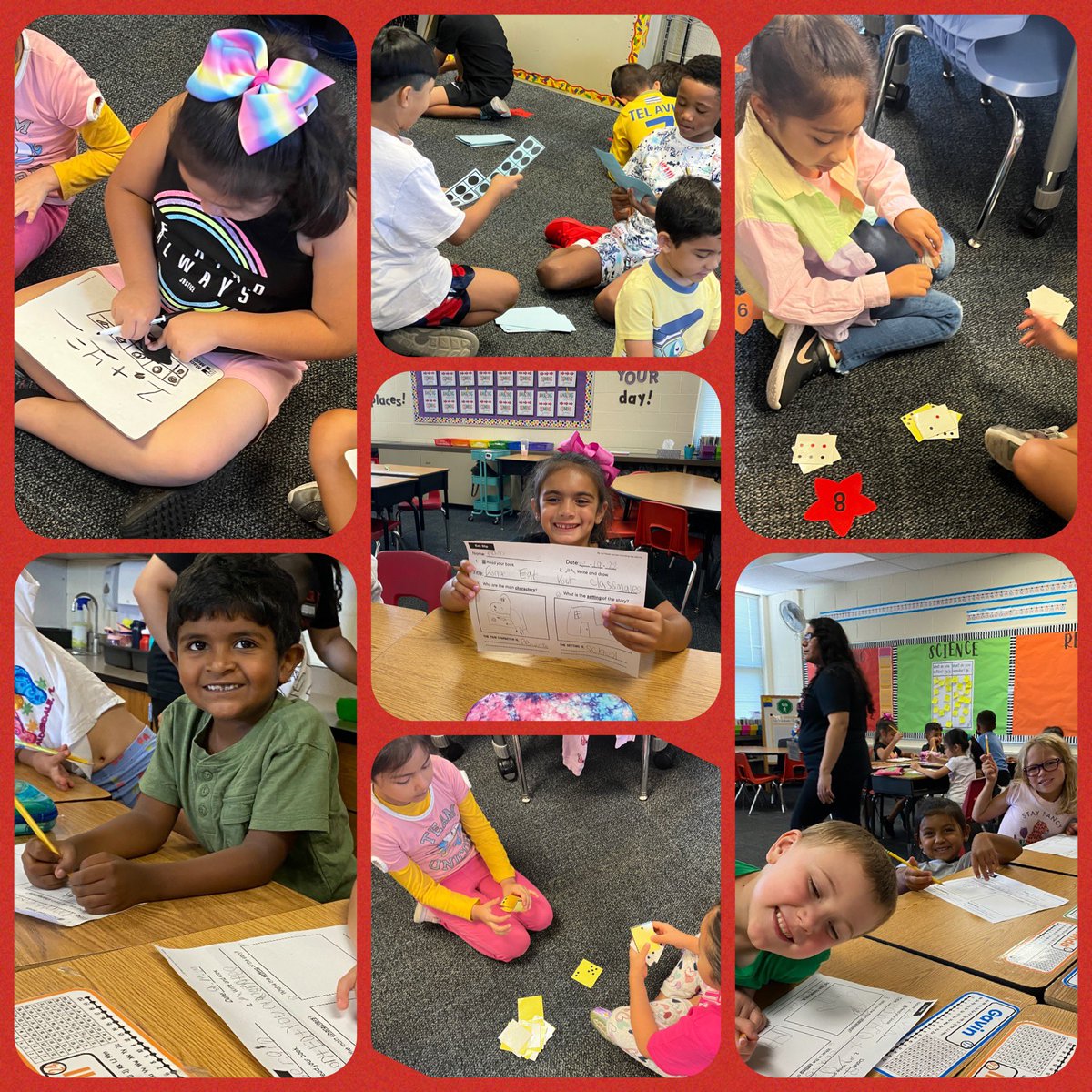 1️⃣st graders working hard, exceeding expectations, and learning with amigos. Great week Toritos! ✏️ #SiSePuede #YesWeCan #FuerzaMac #MacStrong #WeAre54