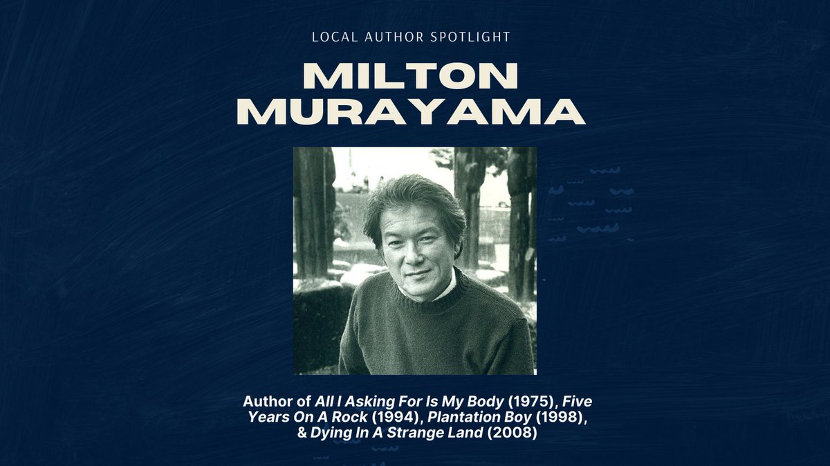 tyfhusa's tweet photo. Milton Murayama is a short story writer, playwright, and novelist of books that explored the experiences of Hawai’i’s peoples and communities on the plantation and surrounding areas in Hawai’i.
#HawaiiReads #ReadingIsLife #TYFH
.
.
.
#read #reading #book #books #ReadingIsFun https://t.co/ARlO41Yjyg