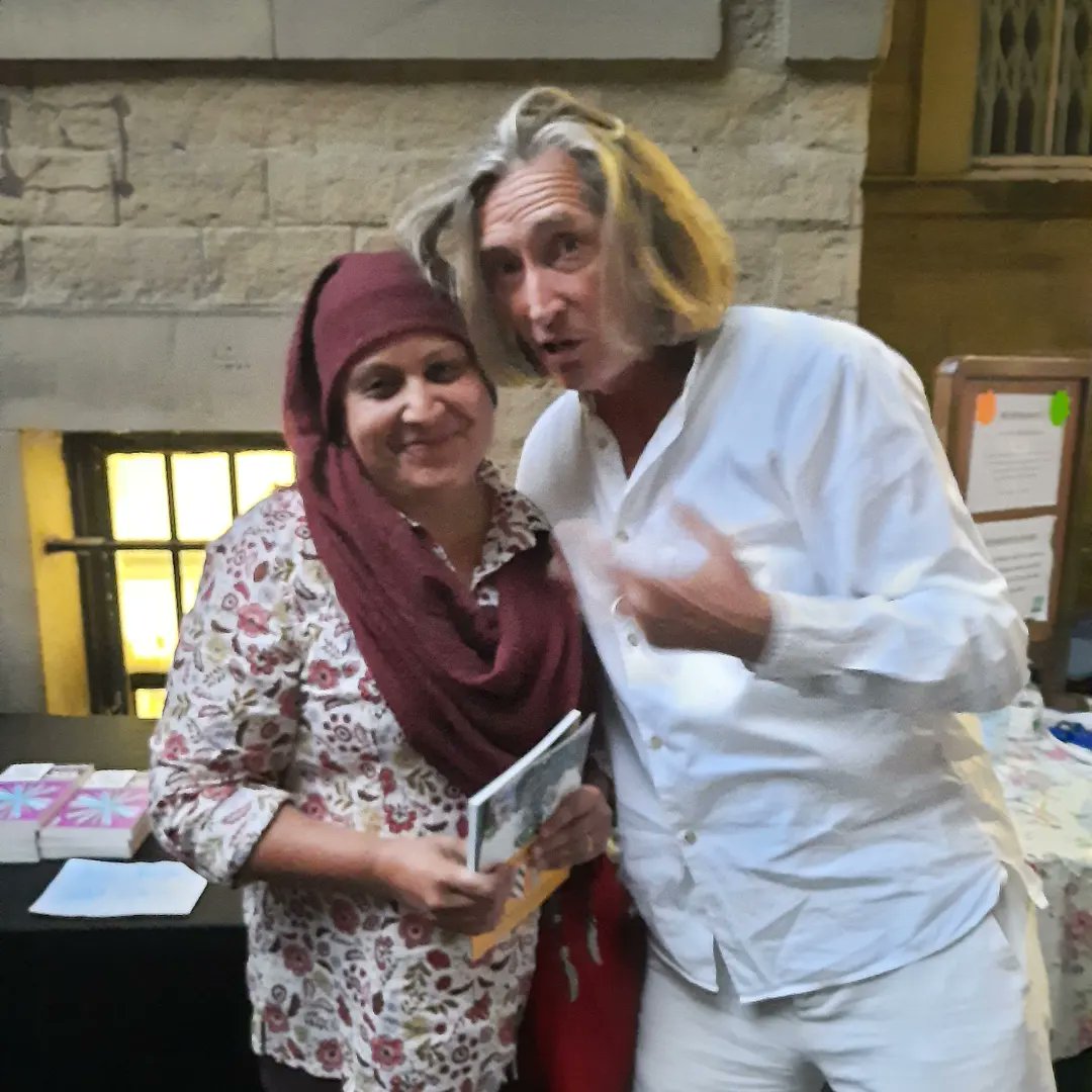 n_ehmed's tweet photo. #frontroompoetry was at its best with an epic open mic, the brilliant @thebrownhijabi and #mikegarry. Tomorrow is the last night with @salenagodden and @ToriaGarbutt if you can make it to Kala Sangam for 6.30 and @bdfestivalie has just kicked off! @kirstybratfud @panda_p0pz https://t.co/i4Wr3qRLUi