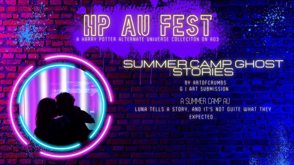 HPAUfest's tweet photo. #HPAUFest REVEALS DAY SIXTEEN
Summer Camp Ghost Stories by @artofcrumbs​
Find it on AO3 Below!
https://t.co/S43wxruluK https://t.co/rdf5yjJ3M7