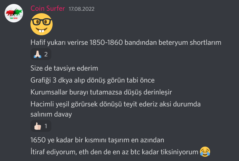 CoinSurfers's tweet photo. #ETH Sessiz sedasız tepeleri yakaladığımız ve hedefe götürdüğümüz doğrudur. 3 gün önce #eth 1956 trendinden red yediğinde verdiğimiz giriş ve hedef. NFT'si yapılır.
Anlık #ETH 1650 tetherussss... https://t.co/W4Fw0xnCgg