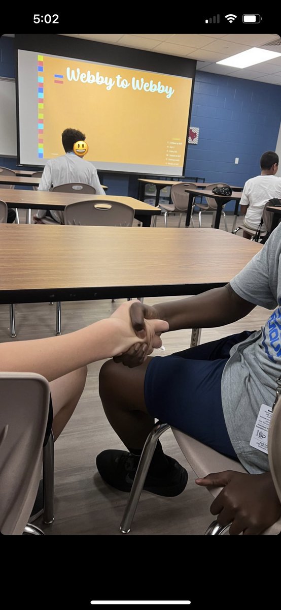 Mrs_Flournoy's tweet photo. Check out this Paw-some strategy! You only get one chance to make a great first impression! It starts with a proper handshake! #webbytowebby @HJHWood @HaskettJH https://t.co/CsshPOtQ0M