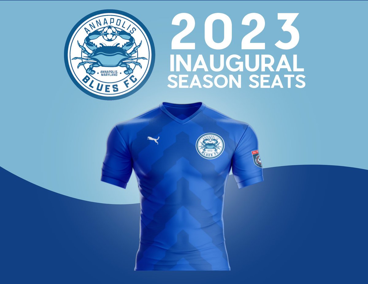 AnnapolisBlues's tweet photo. What a week! We are blown away with the response from the community. Over 250 season seats sold this week! I mean, wow. THANK YOU Naptown for the love. We’ve already notified PUMA to increase Jersey Order. OG Season Seat Holders get a FREE Jersey at https://t.co/8QaHhZUYDl 🦀💙🔥 https://t.co/8Lsh2pVNXT