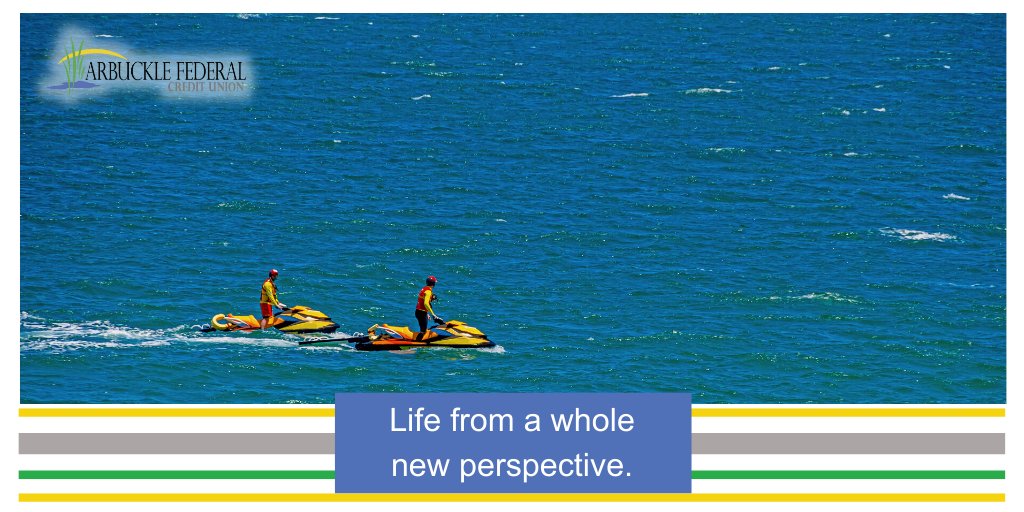 arbucklefcu's tweet photo. Are you looking to explore new horizons? ☀️ Do you miss the feeling of water spraying your face? Apply for a Watercraft Loan from #ArbuckleFCU to make your dream boat a reality! Apply today to start your next wayfaring adventure. 🤩 

Learn more: https://t.co/CrkEjJWuIM

#OK https://t.co/gbQbgqcRJb