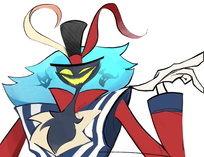 Ozzie Time first time drawing him#HelluvaBoss 
