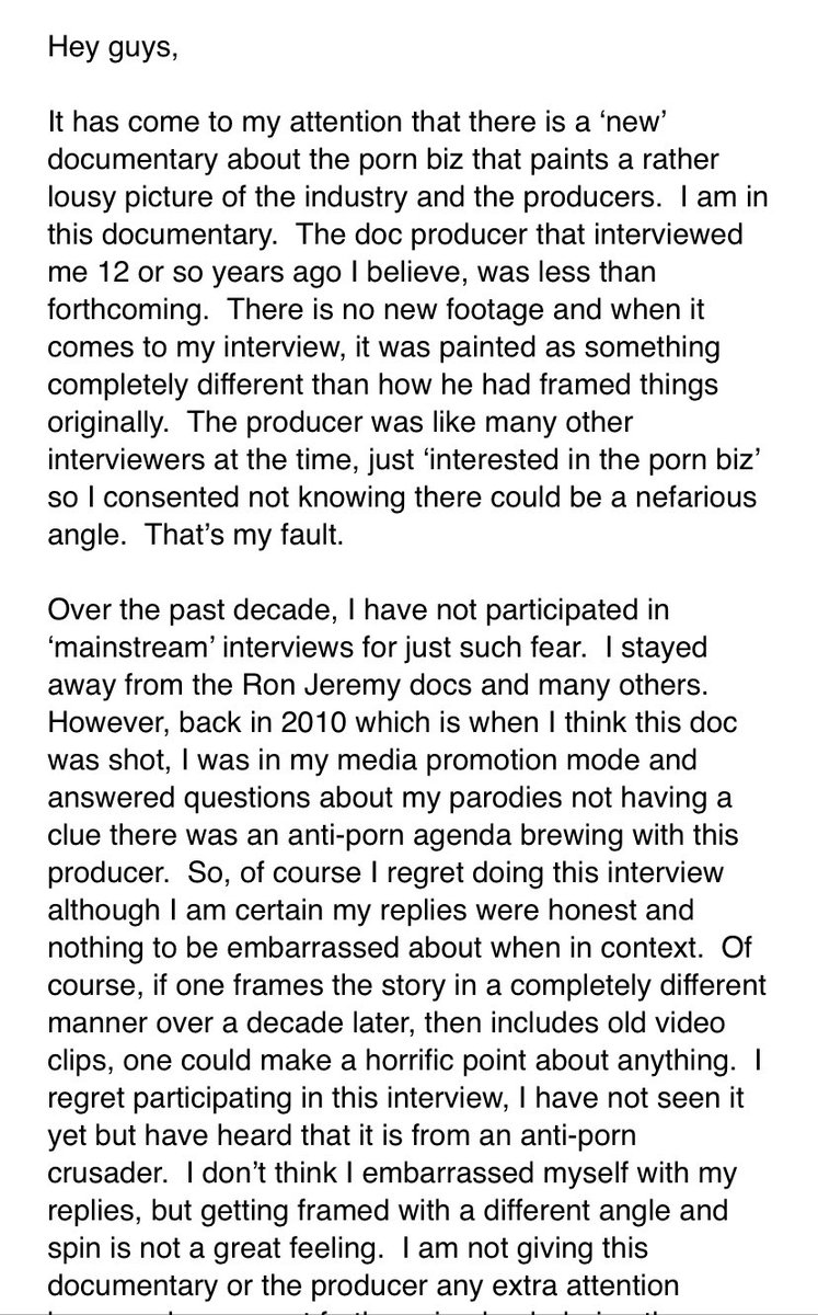 APAGunion's tweet photo. So @exoduscry is at it again. Manipulating members of our industry with old footage from over a decade ago. This statement is from Wil Ryder who is featured in their latest attack on our industry. Most participants were lied to https://t.co/qseqfuJaB1