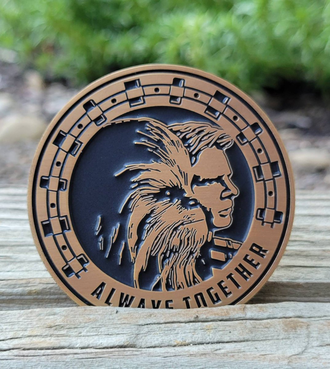 10th Anniversary medallion from the Peter Mayhew Foundation arrived. #StarWars #PeterMayhewFoundation #charity #alwaystogether https://t.co/anGOxgXMb2