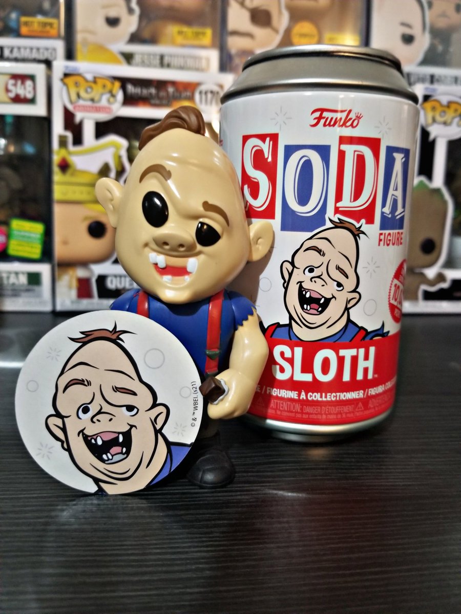 Happy Feel Good Friday #FunkoFamily! It's time for the Sloth #FunkoSoda #Giveaway voted on by you earlier this week! Must LIKE, RETWEET & FOLLOW to be eligible. Winner will be announced Sun, 8pm EST & I'll ship it out Monday Morn. GL! #Goonies #Funko #HeyYouGuys #Soda