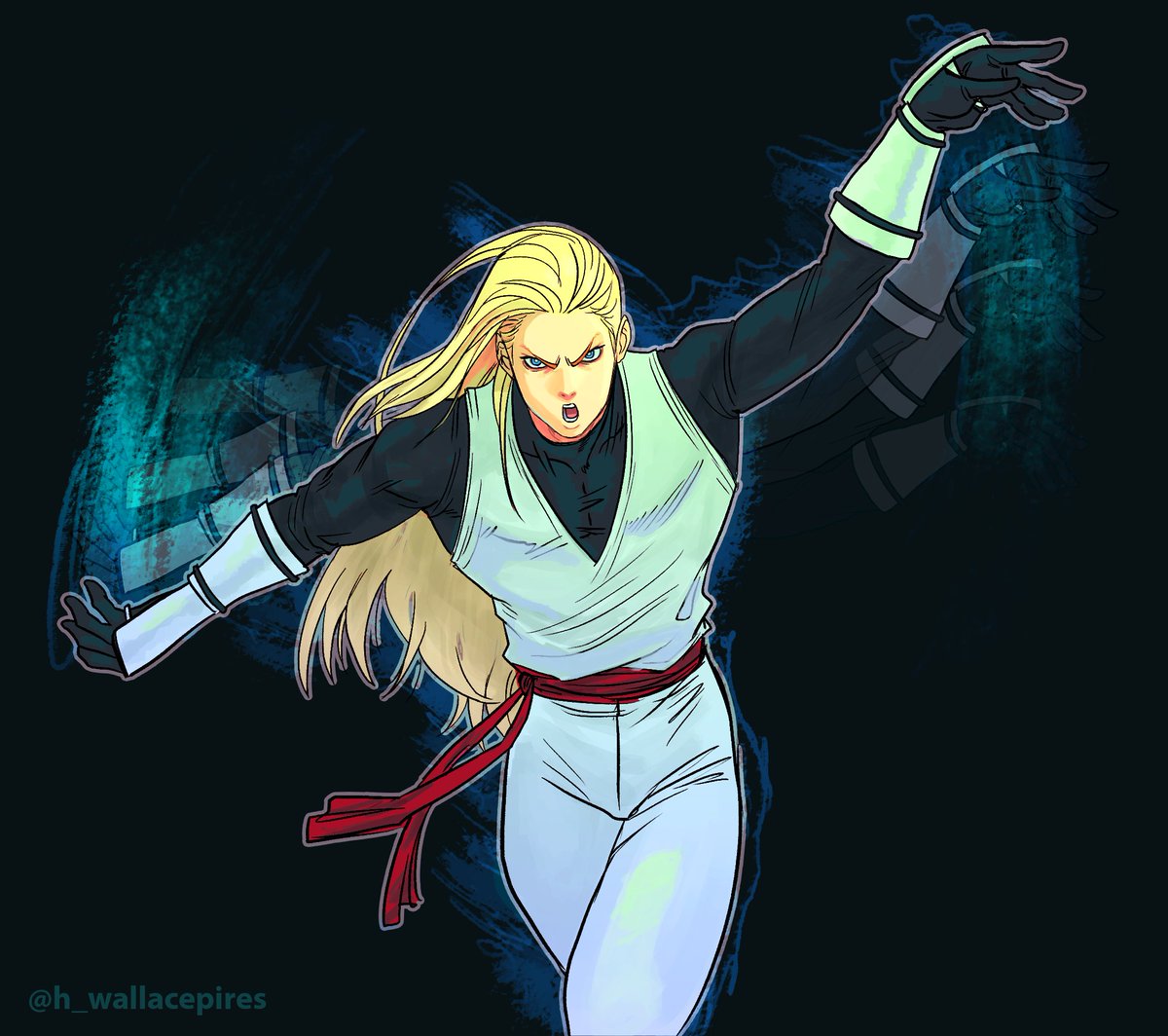 「Andy Bogard - KoF 」|Wallace Piresのイラスト